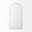 Giovanna Metal Frame Rounded Arch Vanity Mirror In Gold