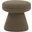 Gisella Boucle Ottoman In Dark Brown