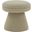 Gisella Boucle Ottoman In Light Brown
