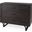 Giselle I Dark Brown Fir Veneer 3 Drawer Accent Cabinet