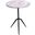 Glacier 18 Inch Accent Table In Capri Beige Marble