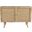 Glenda Two-Door Solid Wood Sideboard In Natural