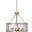 Glenn Large Round Chandelier In Antique Brass