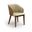 Glenwood Vegan Leather Upholstered Dining Chair Set of 2 In Khaki