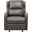 Durant Glider Reclining Chair In Gray