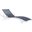 Glimpse White Navy Outdoor Patio Mesh Chaise Lounge Chair