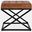 Global Archive Ottoman Stool In Saddle