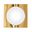 Globo Convex Mirror In Brass