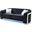 Glory Furniture Sapphire Black Sofa