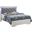 Glory Furniture Verona Queen Bed In Silver Champagne G6700C-QB3