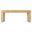 Goliath Solid Mango Wood Console Table In Natural
