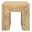 Goliath Solid Mango Wood End Table In Natural