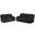 Goodland Double Reclining Living Room Set In Black