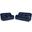 Goodland Double Reclining Living Room Set In Blue