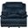 Goodland Glider Reclining Chair In Blue
