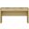 Grace 54 Inch Home Office Desk In Natural Oak and Gold
