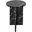 Grace Accent Table With Marble In Black