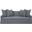 Grace Chenille Fabric Sofa In Grey