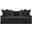 Grace Velvet Fabric Sofa In Grey