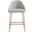 Gracie Counter Stool In Stone and Gold