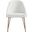 Gracie Dining Chair In White and Gold