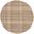 Grafix 4' x 4' Round Indoor Rug In Taupe