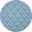 Grafix Blue 8' x 8' Round Area Rug