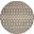 Grafix Grey 5'3" x 5'3" Round Bohemian Area Rug