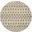 Grafix Ivory and Grey 5'3" x 5'3" Round Area Rug