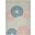 Grafix Ivory and Multi 3'9" x 5'9" Area Rug