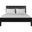 Graham Wooden King Platform Bed In Black