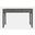 Gramercy Chevron 3 Drawer USB Charging Desk In Platinum