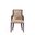 Grand Faux Leather Dining Armchair In Tan with Beech Wood Frame