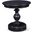 Grand Oak Side Table In Dark Rustic