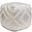 Grandcanyon Cotton Shaggy Pouf In Ivory and Silver