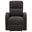 Grant Fabric Upholstered Power Recliner Chair In Charcoal Grey