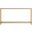 Graydon Slim Console Table In Clear and Gold