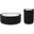 Grayman Occasional Table Set In Black