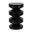 Greenpoint Stacked Disc Metal Accent Table In Black