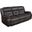 Greer Transitional Upholstered Tufted Back Motion Sofa