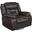 Greer Transitional Upholstered Tufted Back Glider Recliner