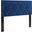 Greta Performance Velvet Twin Headboard In Navy