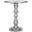 Greta Silver Round Top Accent Table