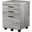 Grey 3 Drawer Filing Cabinet In Reclaimed Wood Castors