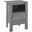 Grey Nightstand With Storage