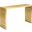 Gridiron Gold Stainless Steel Console Table