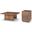 Grier 42 Inch Square Occasional Table Set In Medium Brown