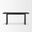 Grier 65 Inch Wood Console Table with Cane In Black