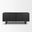 Grier 72 Inch Wood Sideboard with Cane In Black