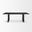 Grier 84 Inch Wood Dining Table with Cane In Black